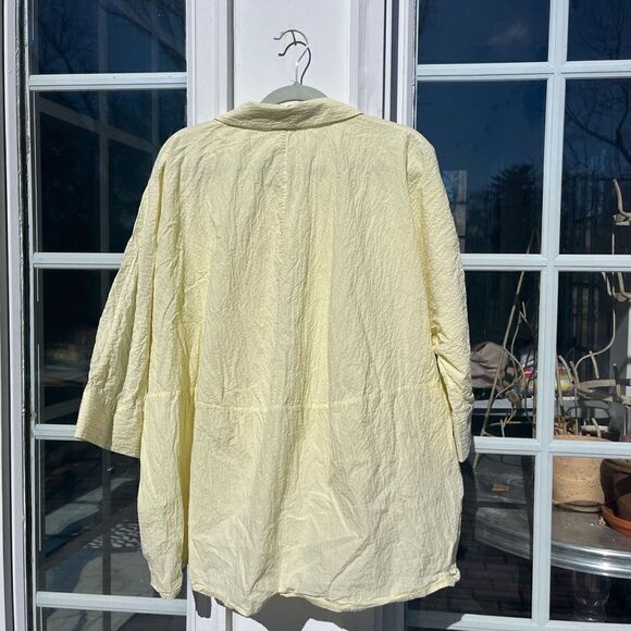 COS Cotton Crinkle Button Down Blouse - Picture 10 of 10